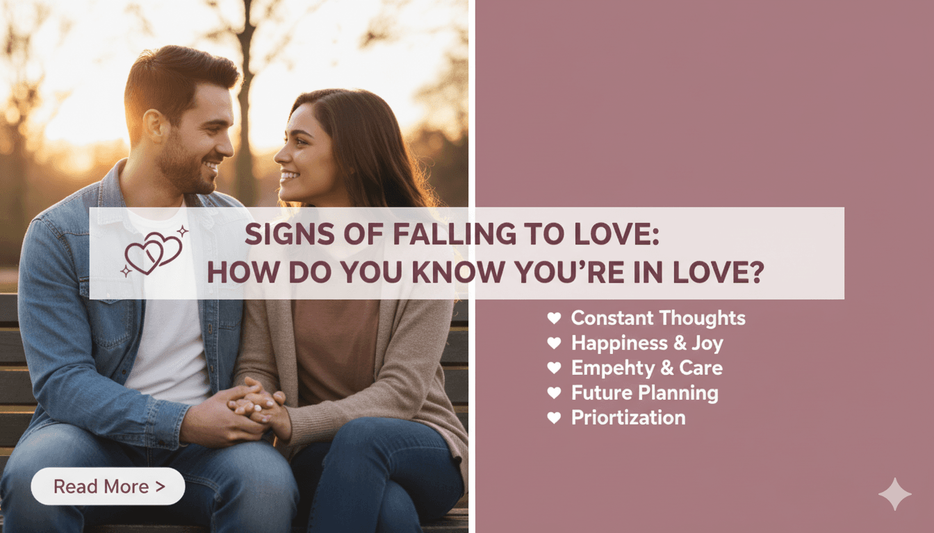 علامات الوقوع في الحب: كيف تعرف أنك في غرام؟